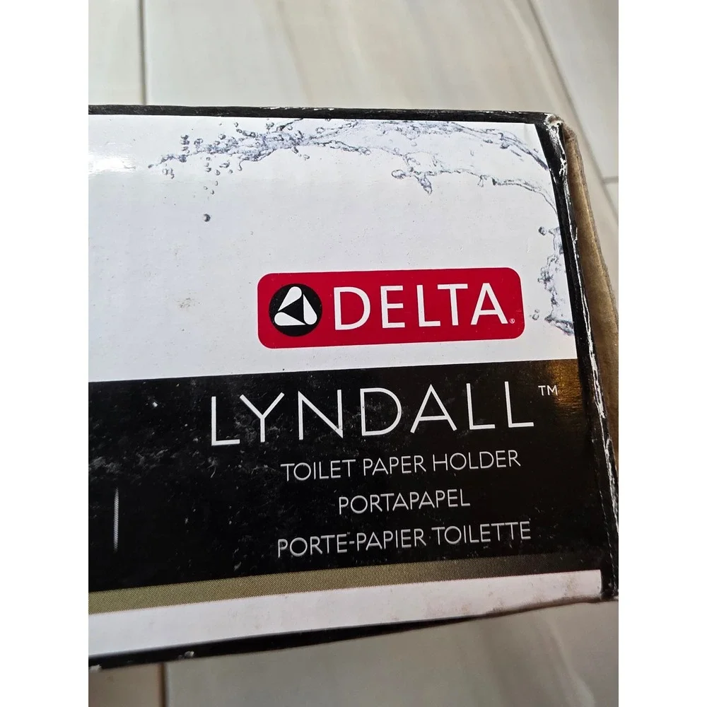 Delta Lyndall Toilet Paper Holder Chrome Finish‎ Wall Mount LDL50-PC New F1